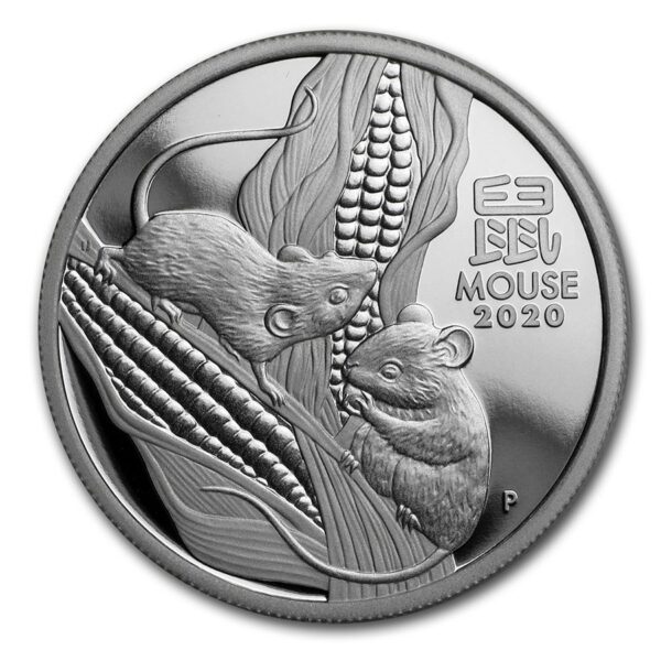 Year of the Mouse 1/2 oz 2020 Proof