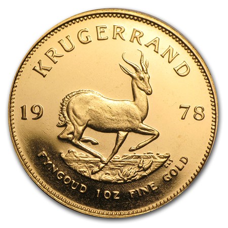 gouden krugerrand 1 oz 1978