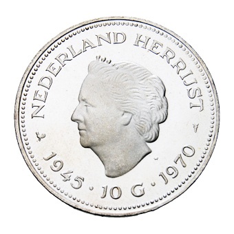 gemiddelde gek geworden Controversieel Nederlandse zilveren Tientje (1970/1973) - 101 munten