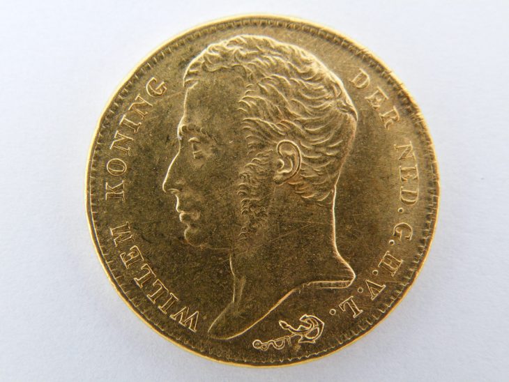 Gouden tientje Willem I 1825b (PR+) (oplage 3.821.019 stuks) - Image 2