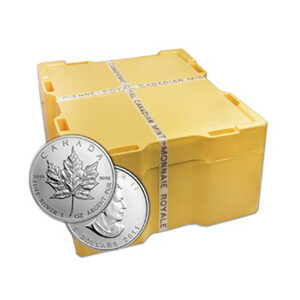 Monsterbox Zilveren Maple Leaf 1 oz