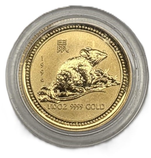 1/10 oz 1996 Mouse Lunar 1