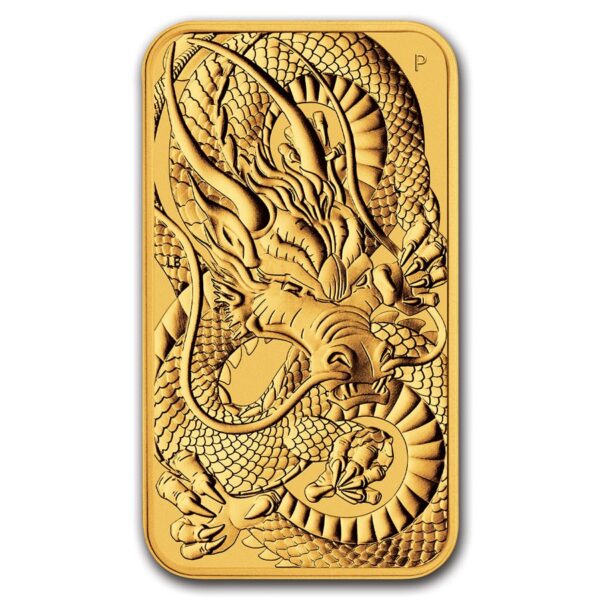 Gouden Rectangle dragon 1 oz 2021 muntbaar