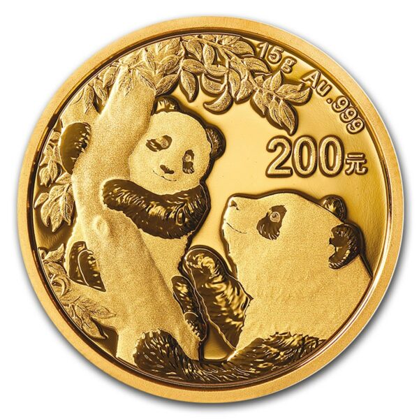 gouden china panda 15 gram 2021