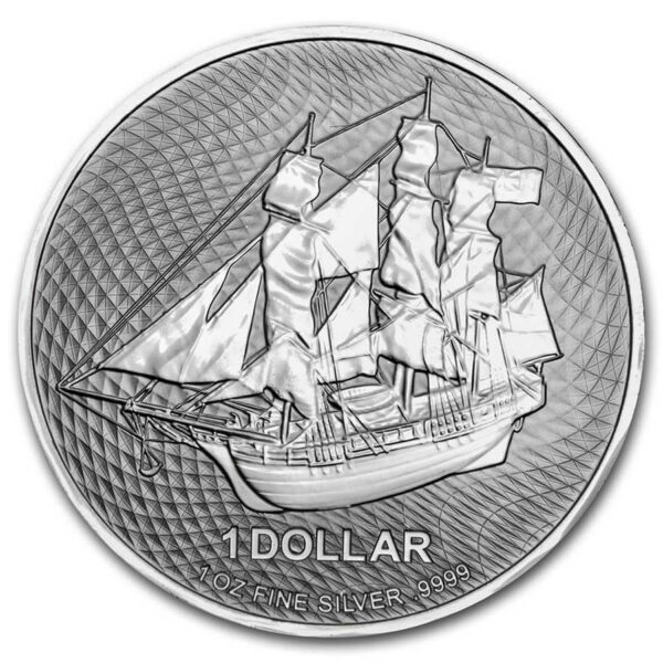Cook Islands 1 oz 2021 (geribbeld)