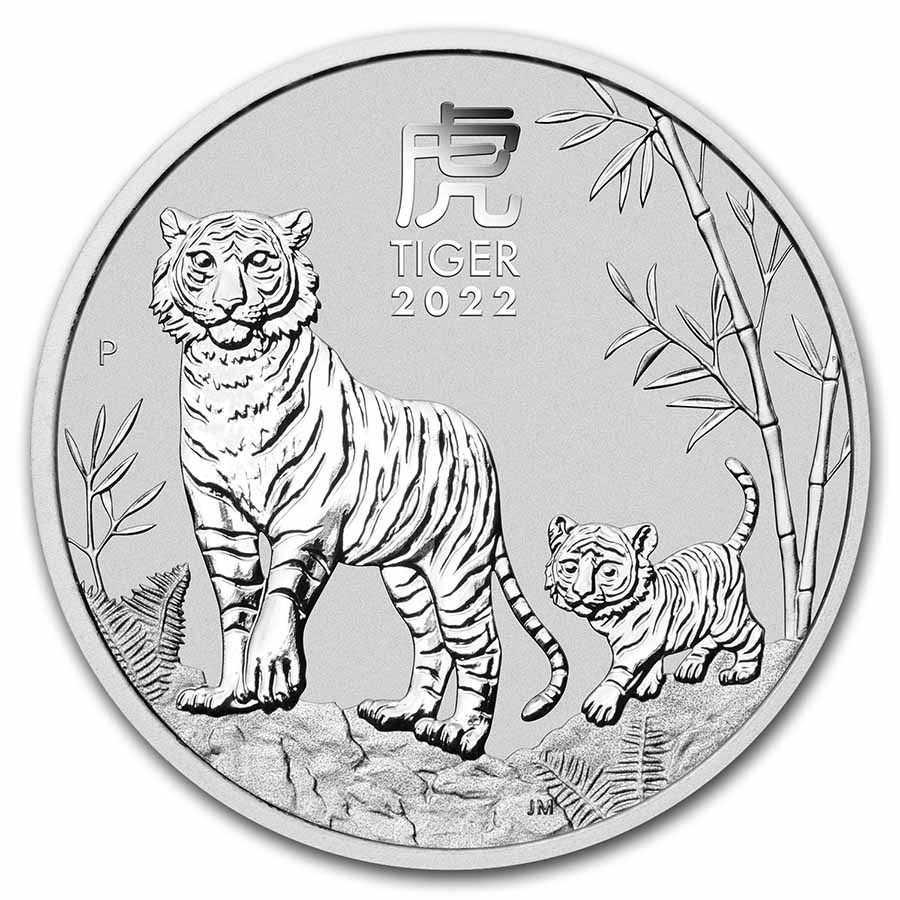 aantal Wierook woordenboek Lunar III - Year of the Tiger - 1 kg 2022 - 101 munten