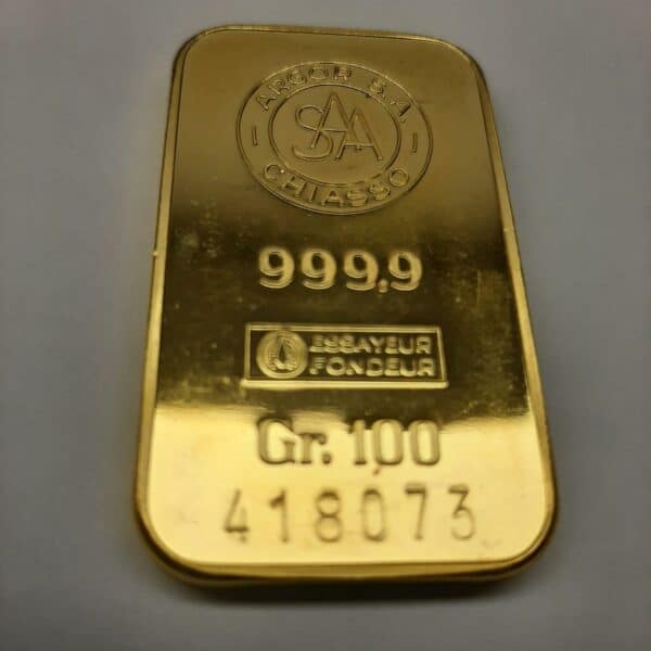 50 gram Argor SA Goudbaar