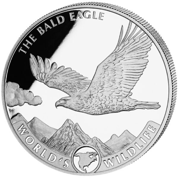 Congo Wildlife Bald Eagle 1 oz 2021 (30.000 oplage)