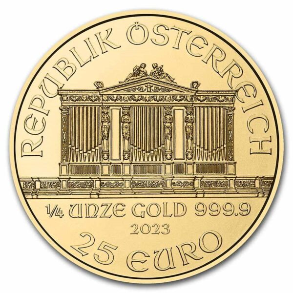 Gouden Wiener Philharmoniker 1/4 oz 2023