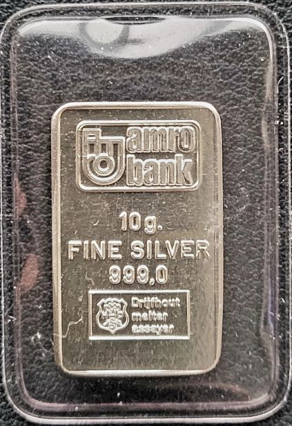 10g zilver ABN AMRO 101muntennl front 10g zilver ABN AMRO 101muntennl front