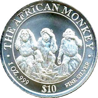 Somalische aap 1 oz 2001