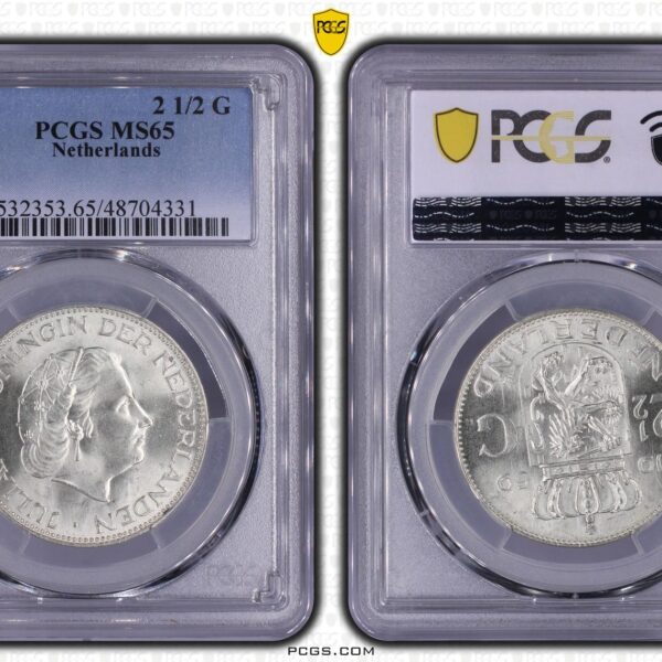 2 1/2 gulden 1959 MS65 PCGS