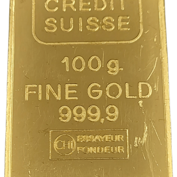 100 gram goudbaar credit suisse