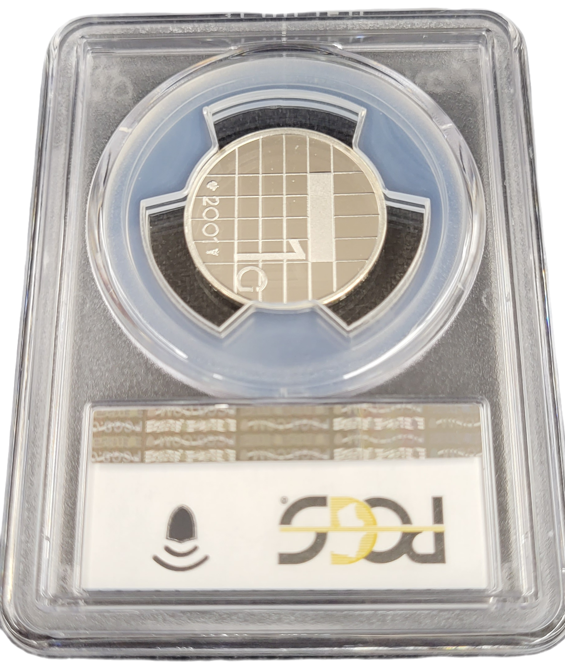 Koningin Beatrix Zilveren 1 gulden 2001 PL69 PCGS gecertificeerd (Top pop 28/0) - Image 2