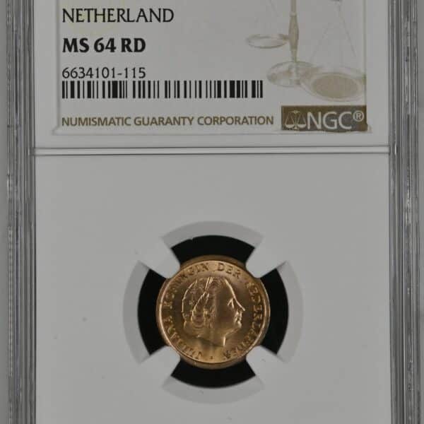 1 cent 1969 haan ms64 rd NGC