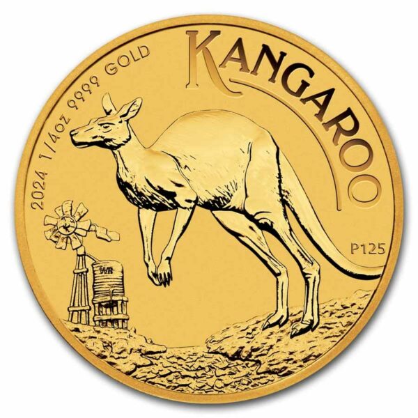 Gouden Kangaroo Nugget 1/4 oz 2024