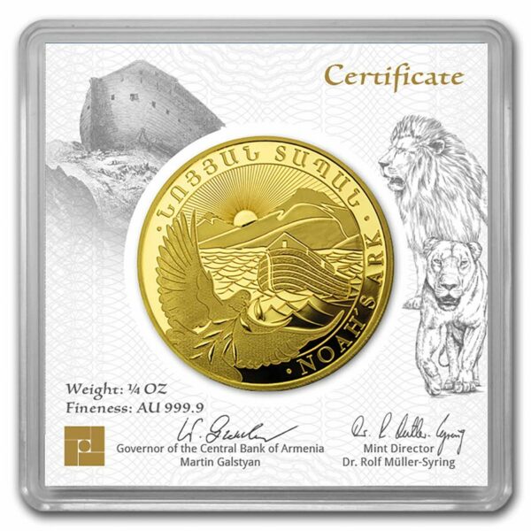 Gouden Noah Ark 1/4 oz 2024