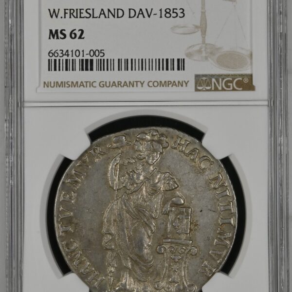 West Friesland 3 gulden 1794 Generaliteits MS62 NGC