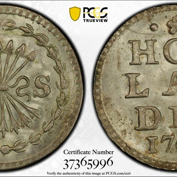 Holland Bezemstuiver 1760 trueview PCGS MS65