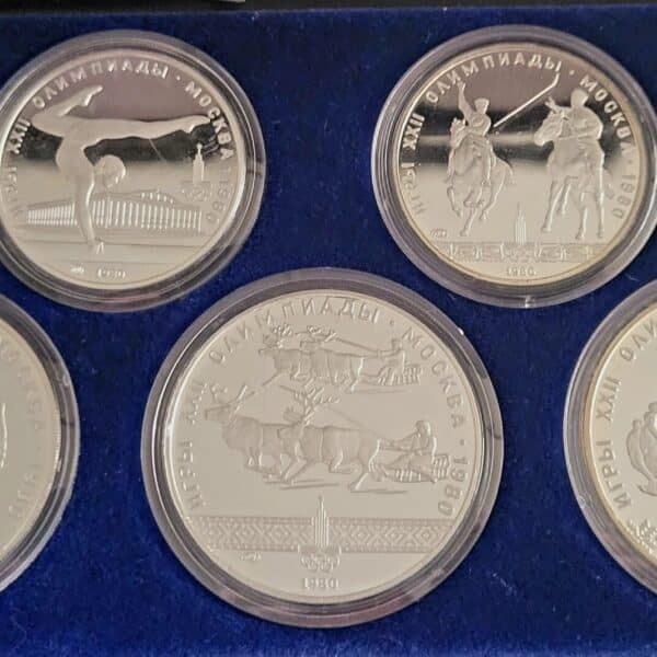 5 en 10 roebels olympische-spelen