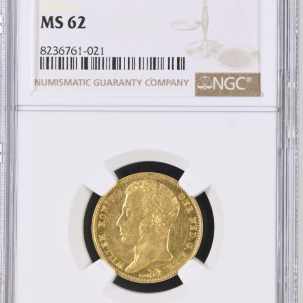 10 gulden 1840 MS62 NGC