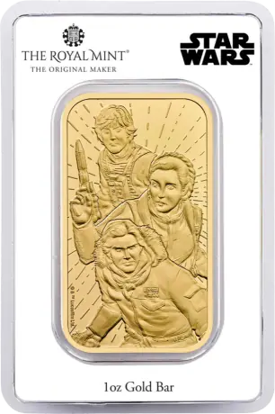 1 oz goudbaar Star Wars - Light side