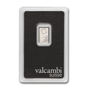 2.5 gram Platina baar, met certificaat