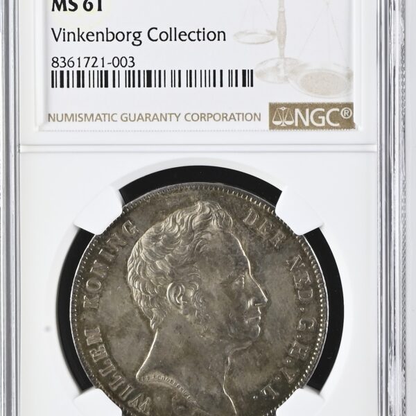2 1/2 gulden 1840 MS61 NGC Ex Vinkenborg Collectie