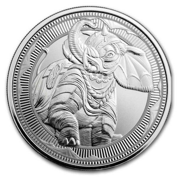 Gibraltar War Elephant 1 oz 2023 (15.000 oplage)