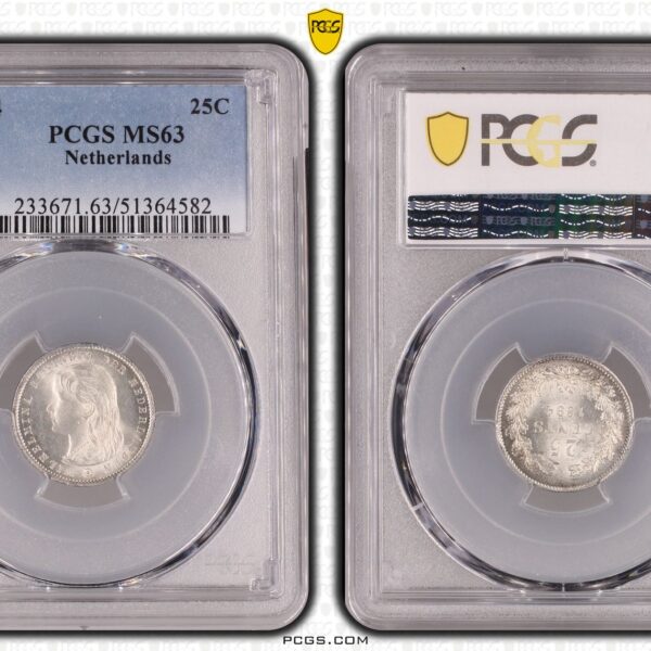 25 cent 1894 MS63 PCGS