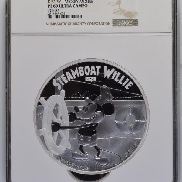 100 dollar Steamboat Willie 1 kg 2015 (Mickey Mouse)