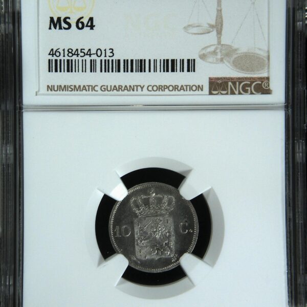 10 cent 1826 Utrecht MS64 NGC