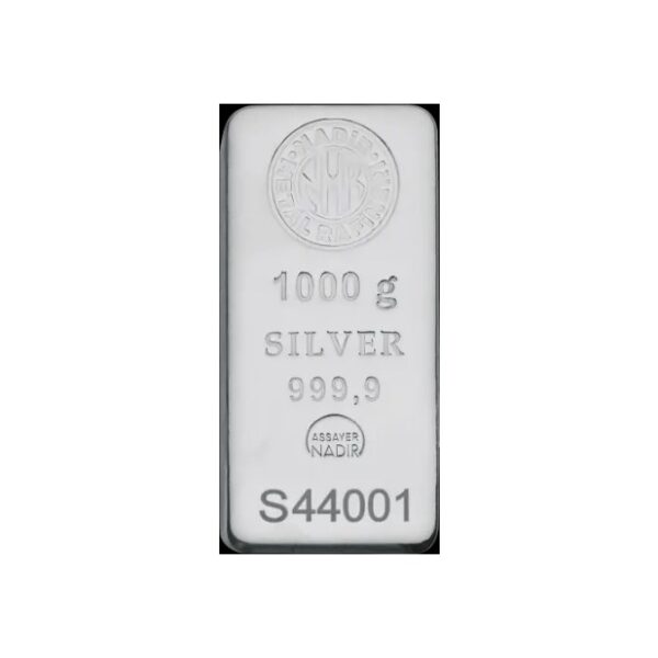1 kg Nadir zilverbaar