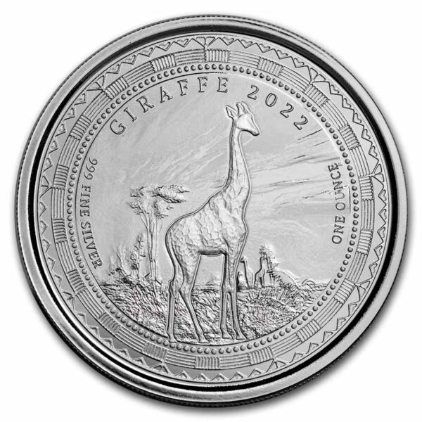 Equatorial Guinea - Giraffe 1 oz 2022