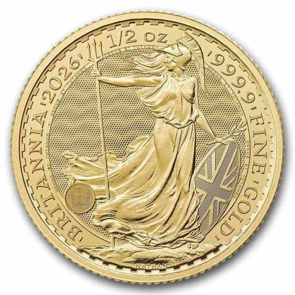 Gouden Britannia 1/2 oz 2026