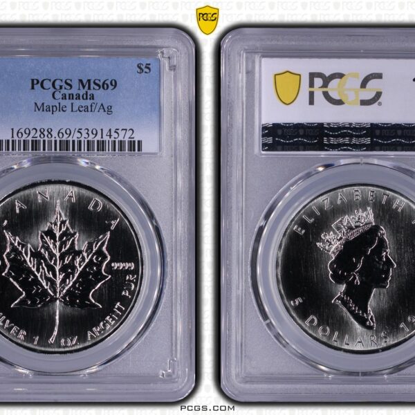 1 oz Maple Leaf 1994 MS69 PCGS