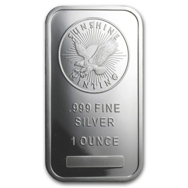 Sunshine Mining 1 oz zilverbaar
