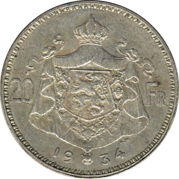 20 frank 1933-1935