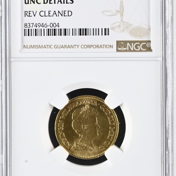 10 Gulden 1911 UNC details NGC