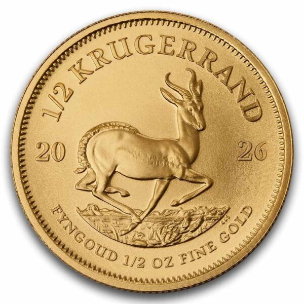 Gouden krugerrand 1/2 oz 2026