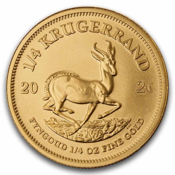 Gouden krrugerrand 1/4 oz 2026
