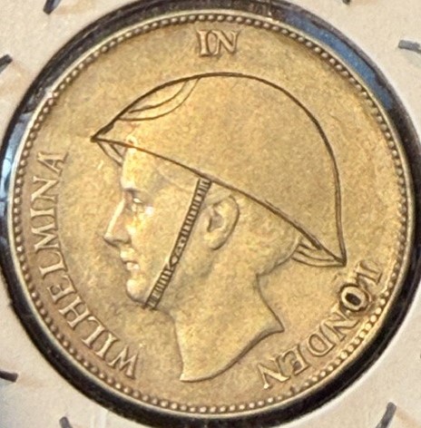 1 gulden 1940 WIlhelmina in Londen
