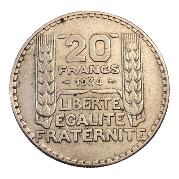20 francs Frankrijk 1929-1939