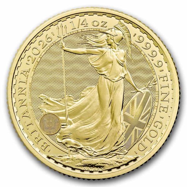 Gouden britannia 1/4 oz 2026