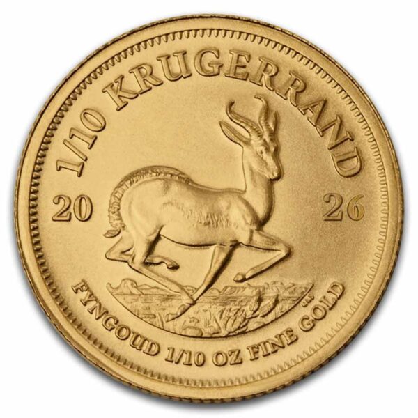 Gouden Krugerrand 1/10 oz 2026