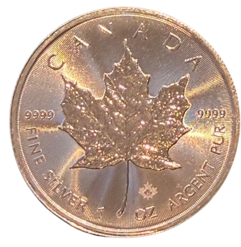 Canadian Maple Leaf 1 oz 2024 (rose goud verguld) - Image 2