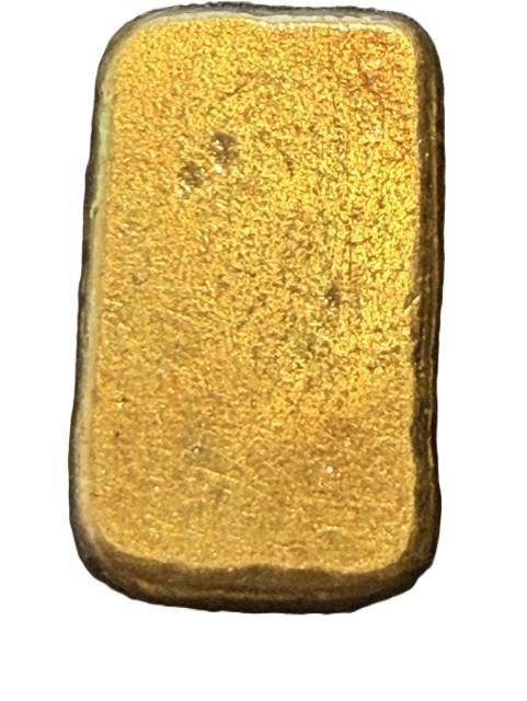 50 gram goudbaar gegoten (Hand)