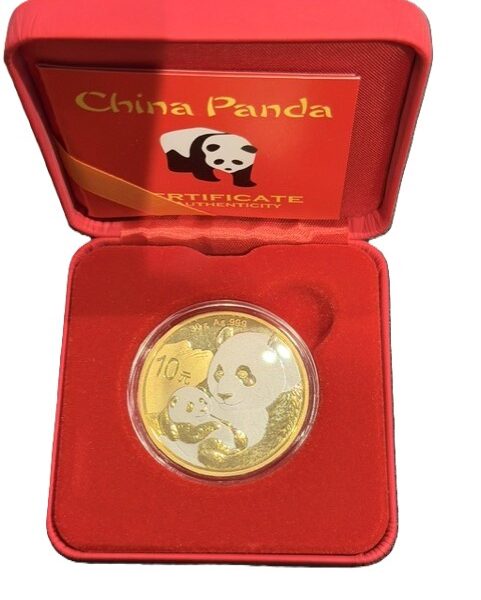 China Panda 30 gram 2019 Space Gold