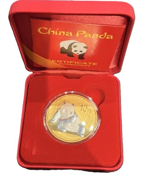 Chinese Panda 1 oz 2015 (Space Gold)