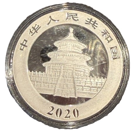 Chinese Panda 30 gram 2018 Verguld